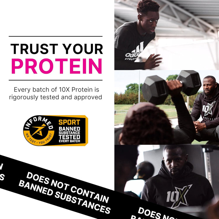 10X Athletic Vegan Protein 540g Chocolate Strawberry