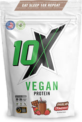 10X Athletic Vegan Protein 540g Chocolate Strawberry