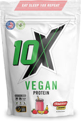 10X Athletic Vegan Protein 540g Strawberry Banana