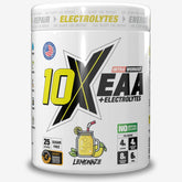 10X Athletic EAA Essential Amino Acids - Lemonaze, Muscle Recovery & Hydration, 450g, Vegan, Gluten & Lactose-Free, Supports Muscle Growth, Informed-Sport Certified