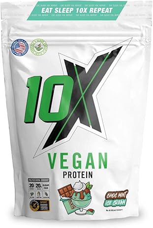 10X Athletic Vegan Protein 540g Chocolate Mint