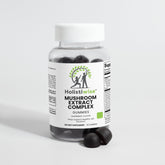 Mushroom Extract Complex Gummies – 10 Mushroom Blend | Cognition + Energy + Immunity | 60 Vegan Gummies
