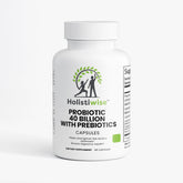 Advanced Probiotic Capsules – 40 Billion CFU with Prebiotics for Digestive Harmony