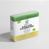 Aloe & Cool Cucumber Soap – Soothing, Hydrating Bar for Sensitive Skin | 4oz | Organic Oils | Vegan | Made in USA