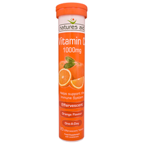 Natures Aid Vitamin C 1000mg Effervescent 20 Tabs