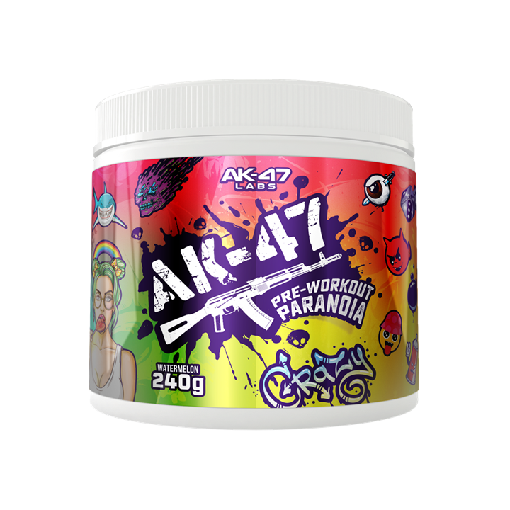 AK-47 Labs Pre-Workout Paranoia 240g Blue Lemonade