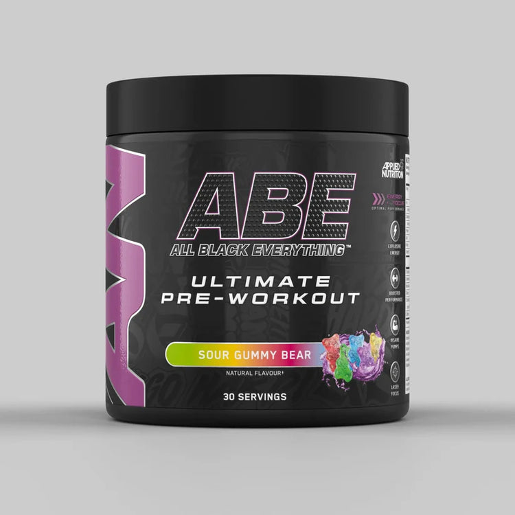 Applied Nutrition ABE (All Black Everything) 375g Sour Gummy Bear