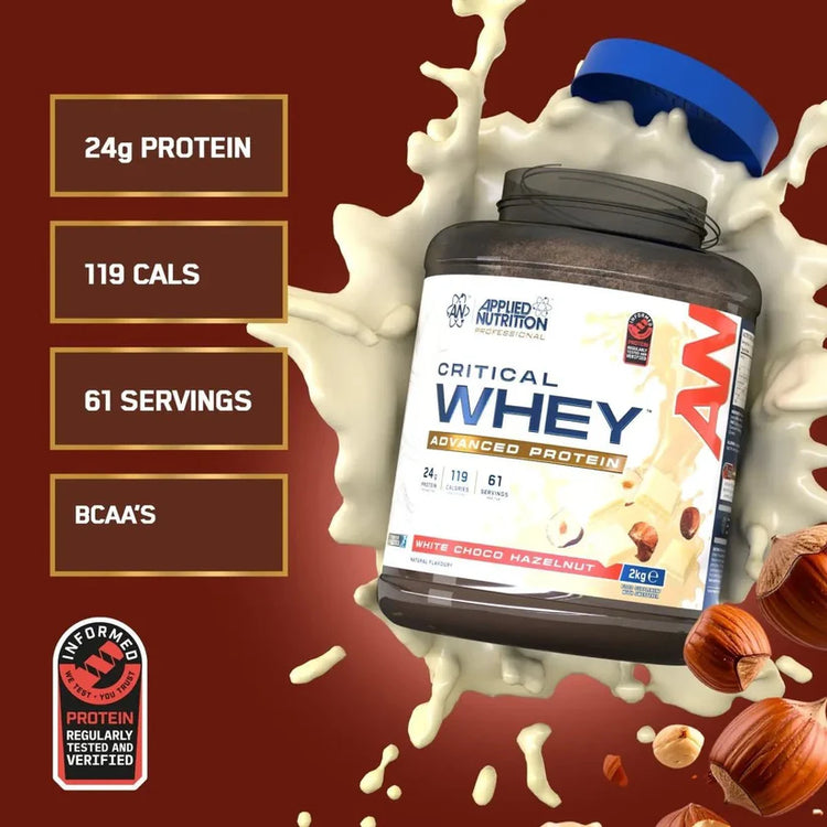Applied Nutrition Critical Whey 2kg White Choco Hazelnut