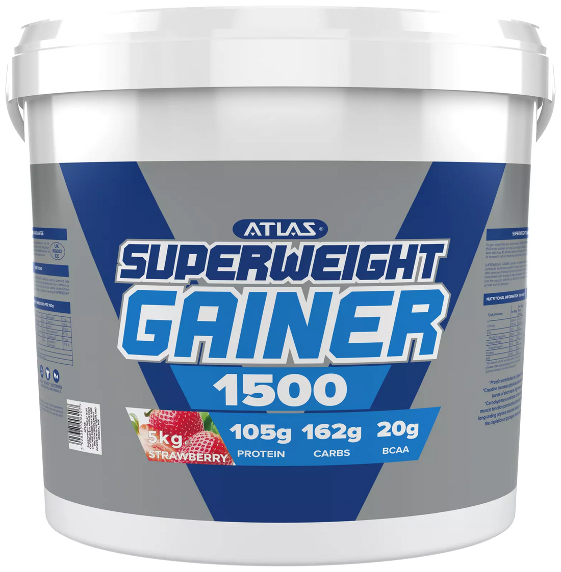 Atlas Superweight Gainer 1500 5kg Strawberry