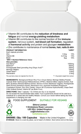 Acai Immune Complex+ Capsules – Acai Berry with Vitamins, Minerals & Herbal Support for Immunity, Energy & Skin