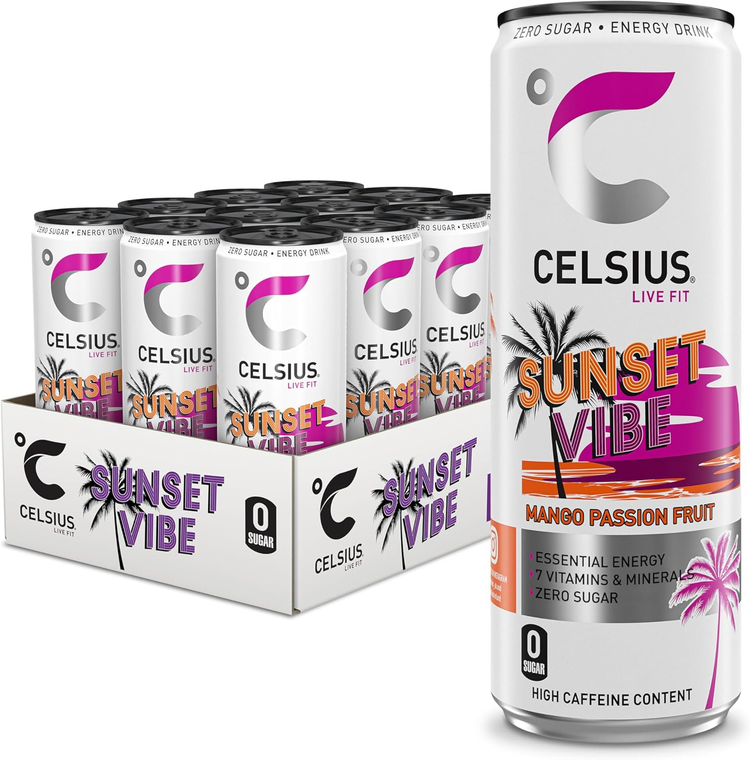 Celsius Energy Drink 12x355ml Sunset Vibe