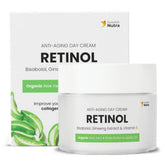 Swedish Nutra Retinol Day Cream 50ml | Hydrating Face Moisturiser | Vegan Collagen, Hyaluronic Acid, Vitamin C & Vitamin E