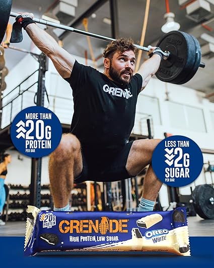 Grenade Protein Bar 12x60g Oreo White