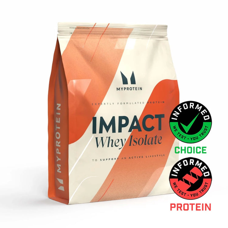 MyProtein Impact Isolate Whey Protein 2.5kg Banana