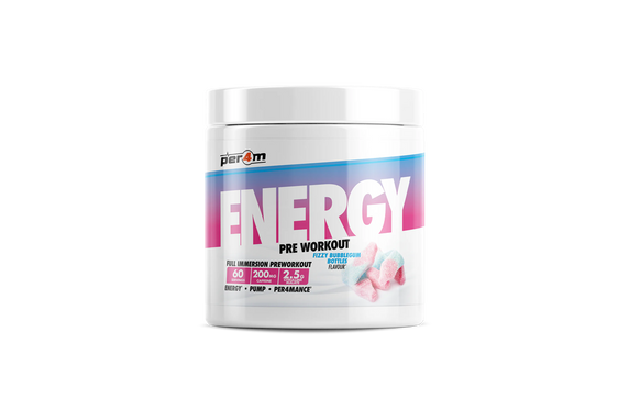 Per4m Energy Pre Workout 390g Fizzy Bubblegum Bottles