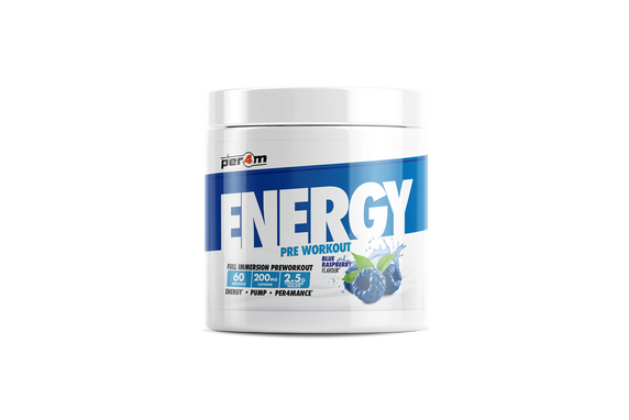 Per4m Energy Pre Workout 390g Blue Raspberry