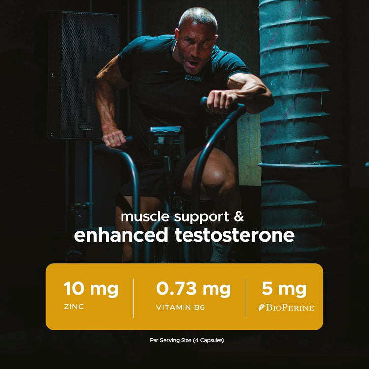 USN 19-Anabol Testo 90 Caps | Natural Testosterone Support | Muscle Growth, Strength & Recovery Booster | Anti-Catabolic Formula for Men