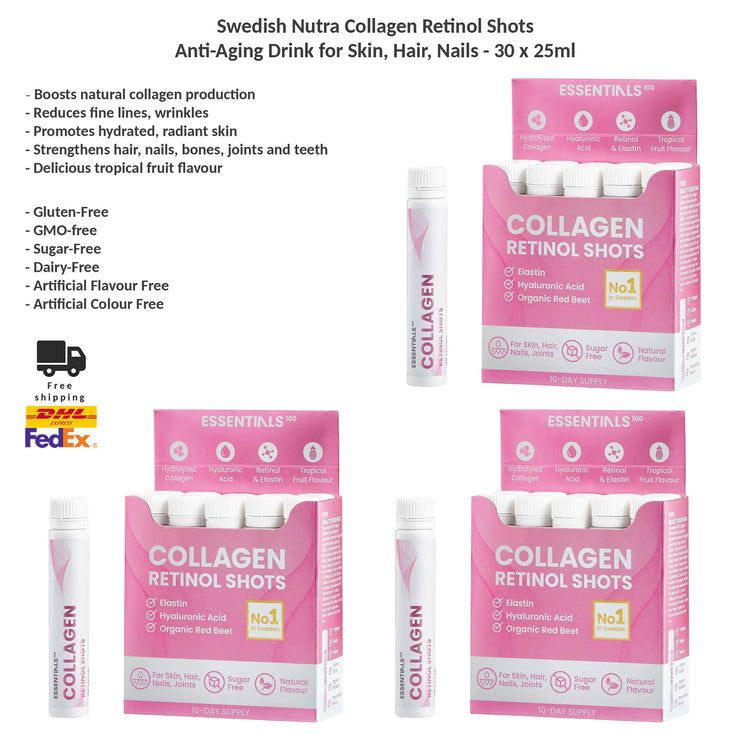 Have one to sell? Sell one like this Sell something else Swedish Nutra Collagen Retinol Shots Anti-Aging Drink for Skin Hair 10 days
