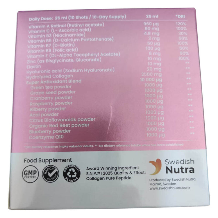 Have one to sell? Sell one like this Sell something else Swedish Nutra Collagen Retinol Shots Anti-Aging Drink for Skin Hair 10 days