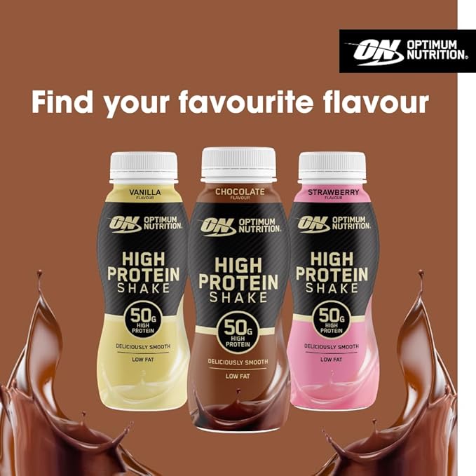 Optimum Nutrition Protein Shake 12x500ml Chocolate