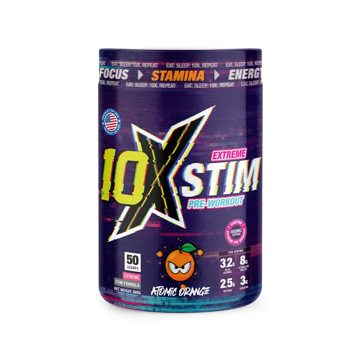 10X Athletic STIM 600g Atomic Orange