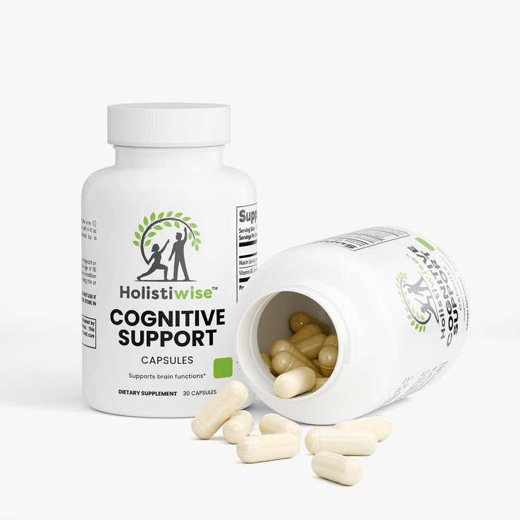 Cognitive Support – Daily Brain Clarity & Focus Supplement with Bacopa, GABA & Huperzine A