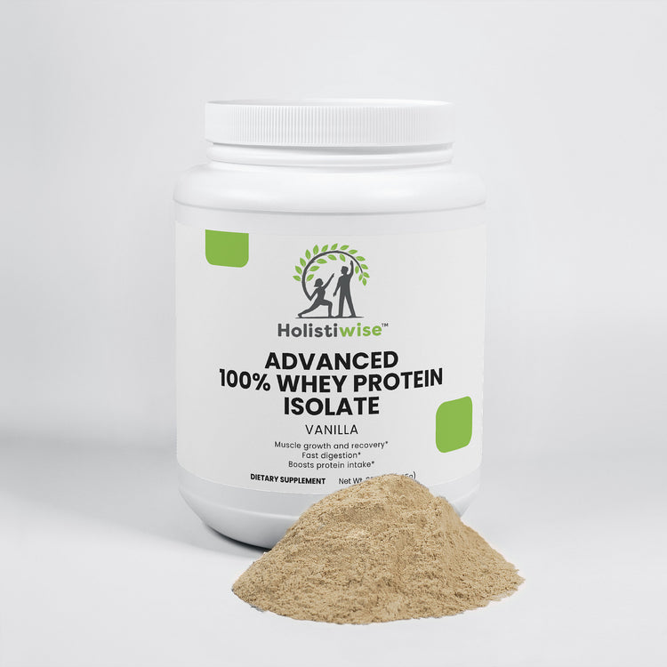 Advanced 100% Whey Protein Isolate – Vanilla | 22g Protein Per Serving | Post-Workout Recovery & Muscle Support