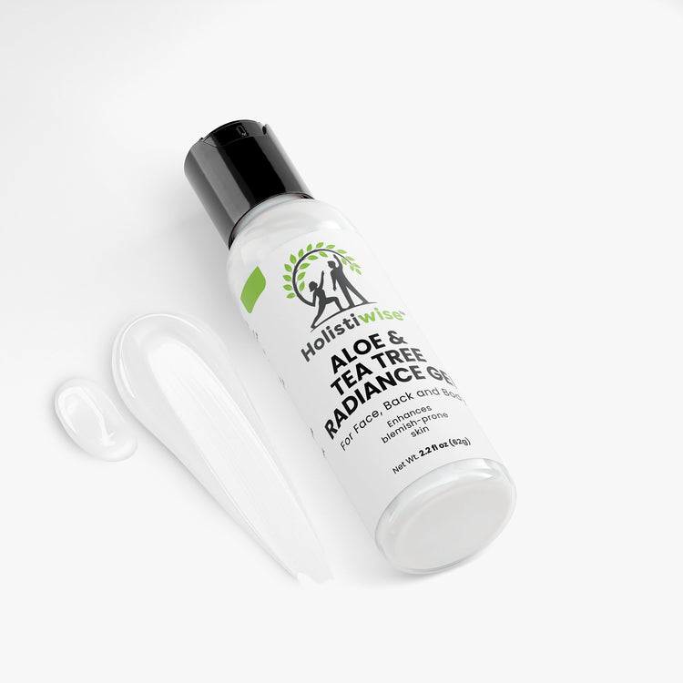 Aloe & Tea Tree Radiance Gel – Blemish Control & Redness Relief | 2.2 fl oz | Purifying & Hydrating Skincare | Made in USA