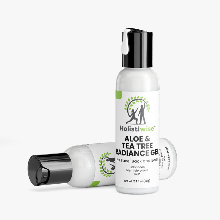 Aloe & Tea Tree Radiance Gel – Blemish Control & Redness Relief | 2.2 fl oz | Purifying & Hydrating Skincare | Made in USA