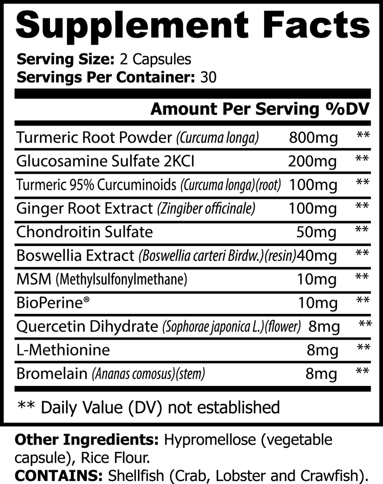 Platinum Turmeric Complex – Joint & Mobility Support with Curcumin, Boswellia & BioPerine®