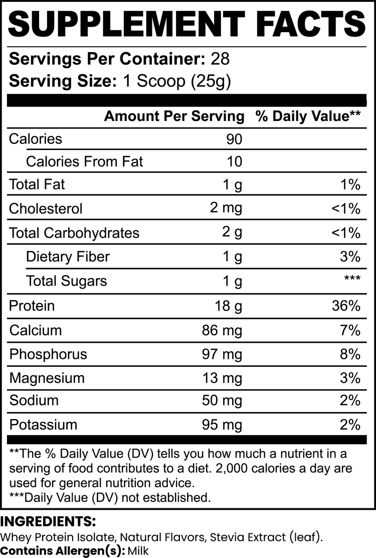 Pure3 100% Whey Protein Isolate – Chocolate | 700g | Fast Recovery + Lean Muscle