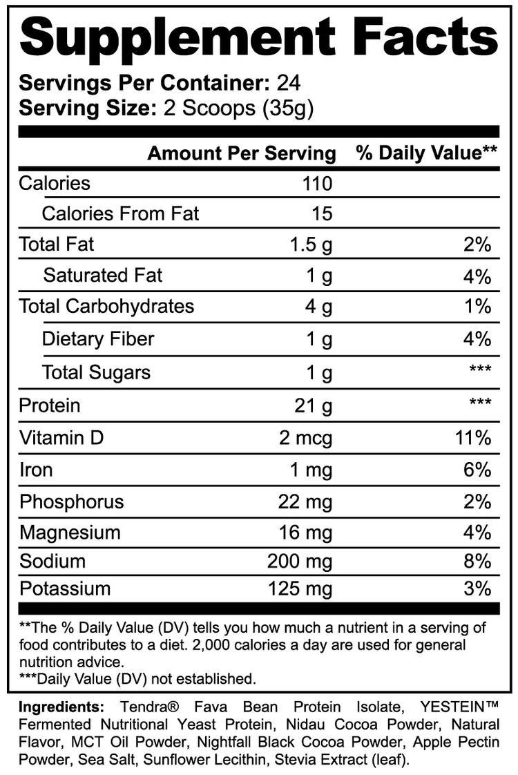 Plant Protein (Chocolate) – 21g Vegan Protein | 850g | Muscle Recovery & Gut Health