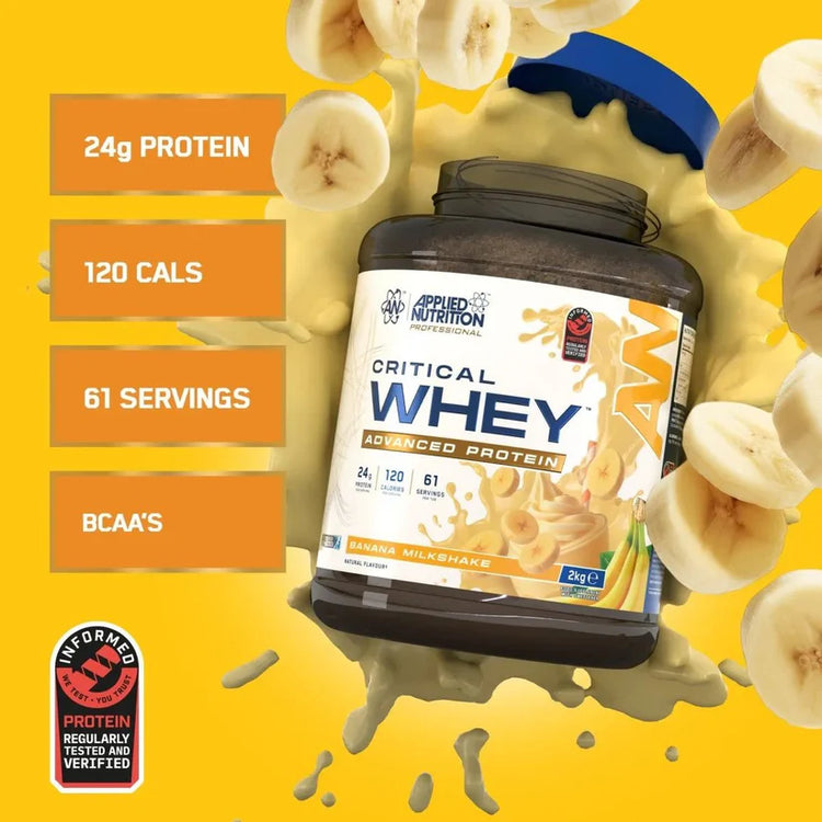 Applied Nutrition Critical Whey 2kg Banana Milkshake