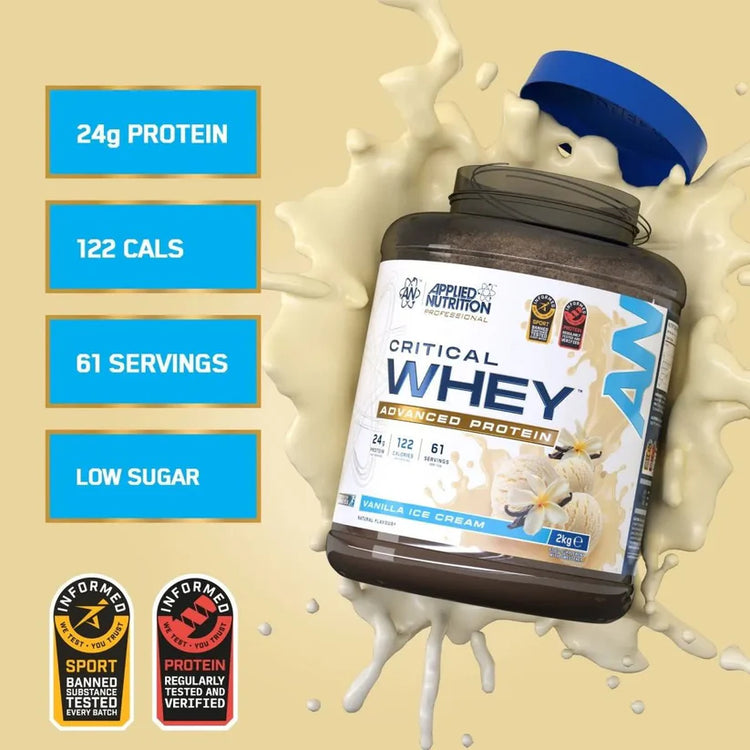 Applied Nutrition Critical Whey 2kg Vanilla Ice Cream