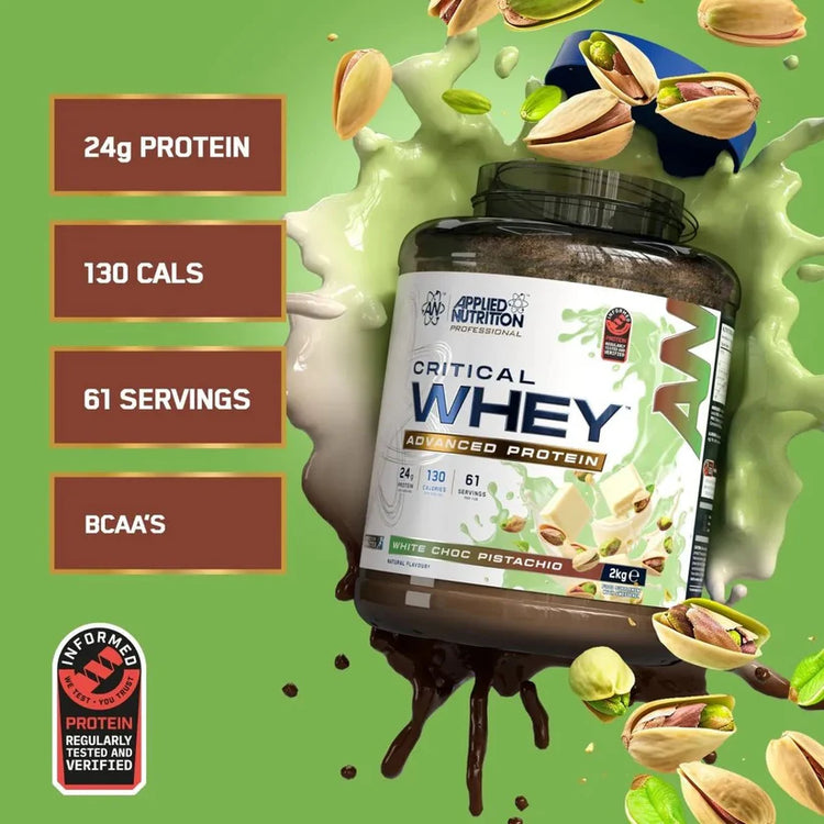 Applied Nutrition Critical Whey 2kg White Choc Pistachio