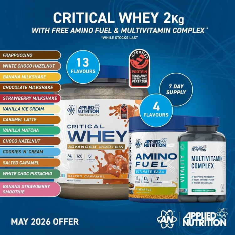 Applied Nutrition Critical Whey 2kg Vanilla Matcha