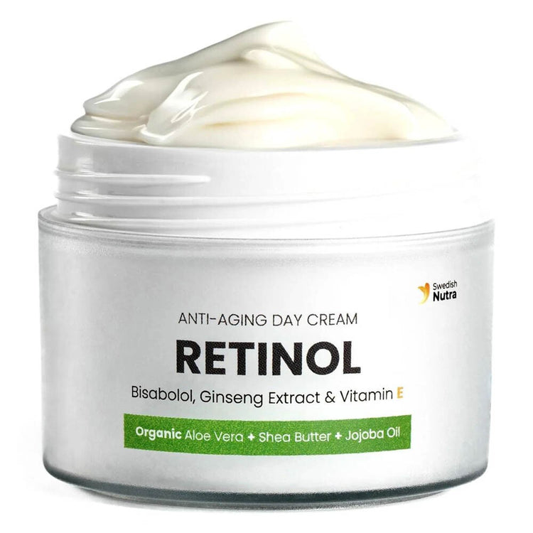 Swedish Nutra Anti-Aging Day Face Cream with Retinol & Vegan Collagen 1 x 50ml