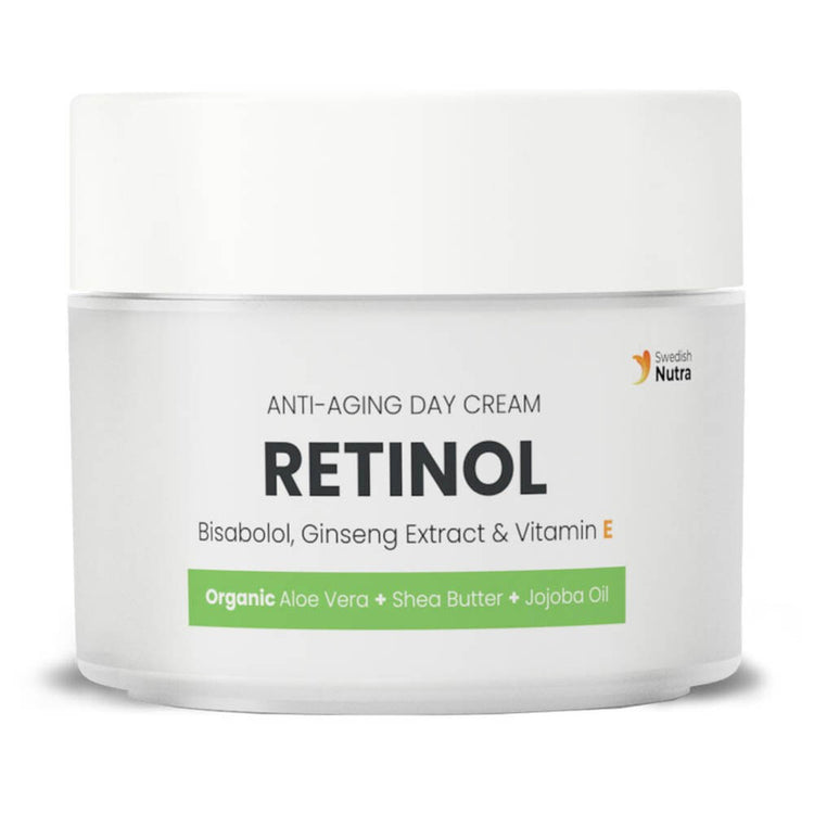 Swedish Nutra Anti-Aging Day Face Cream with Retinol & Vegan Collagen 1 x 50ml