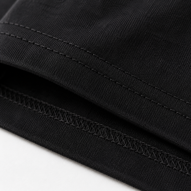 Essential Crew Neck T-Shirt – Black | 100% Cotton | 160 GSM | Regular Fit