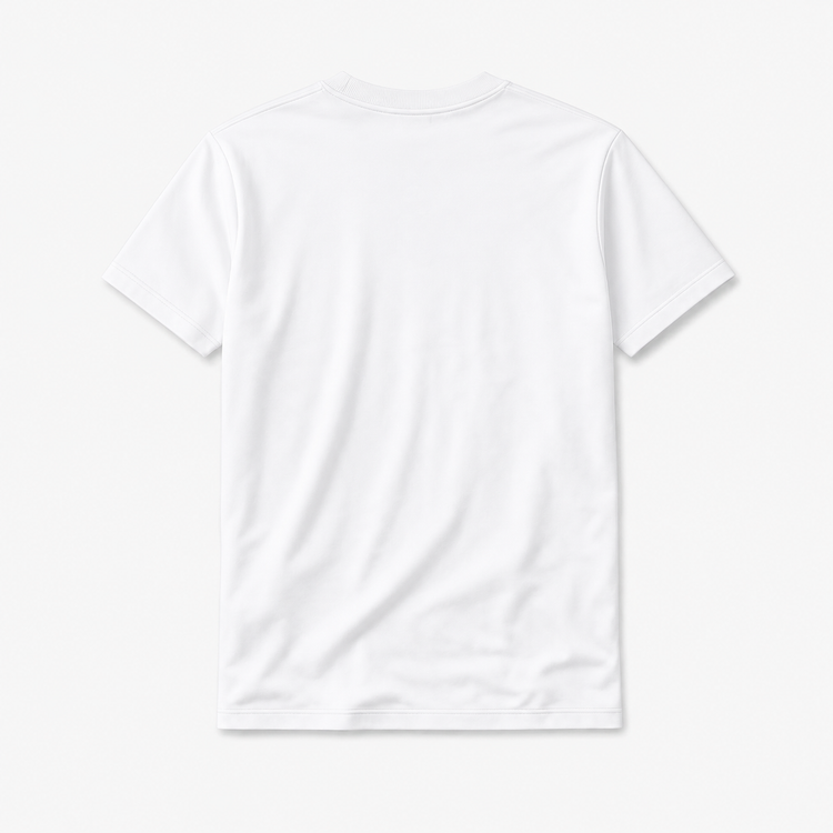 Essential Crew Neck T-Shirt – White | 100% Cotton | 160 GSM | Regular Fit