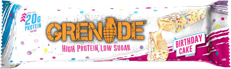 Grenade Protein Bar 12x60g Birthday Cake