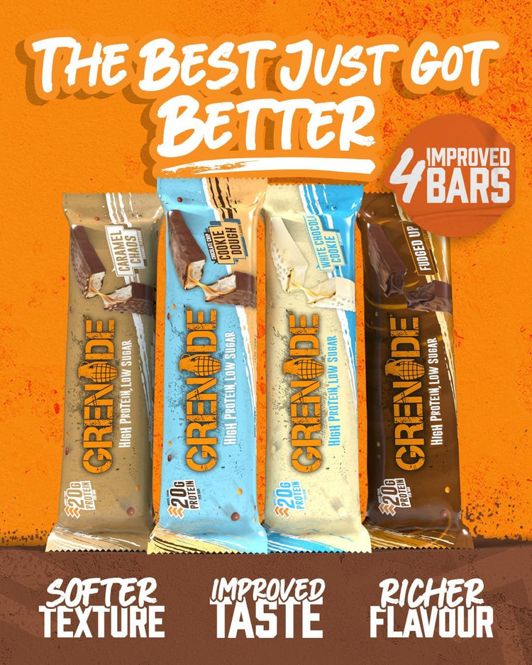 Grenade Protein Bar 12x60g Caramel Chaos