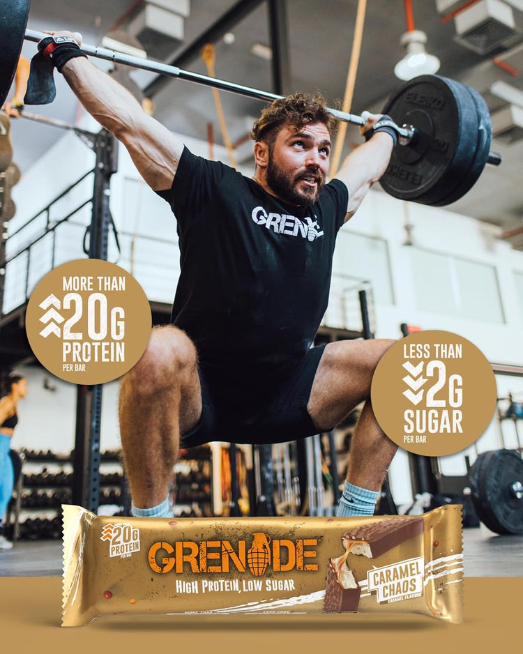 Grenade Protein Bar 12x60g Caramel Chaos