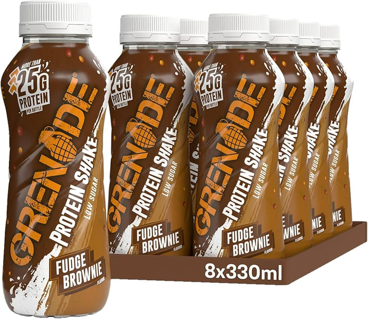 Grenade Protein Shake 8x330ml Fudge Brownie