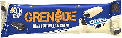 Grenade Protein Bar 12x60g Oreo White
