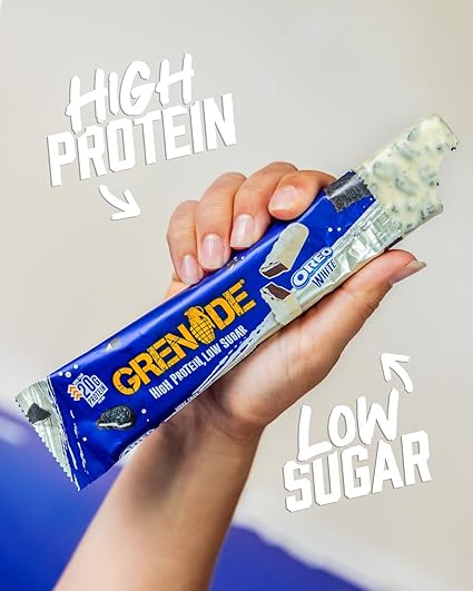 Grenade Protein Bar 12x60g Oreo White