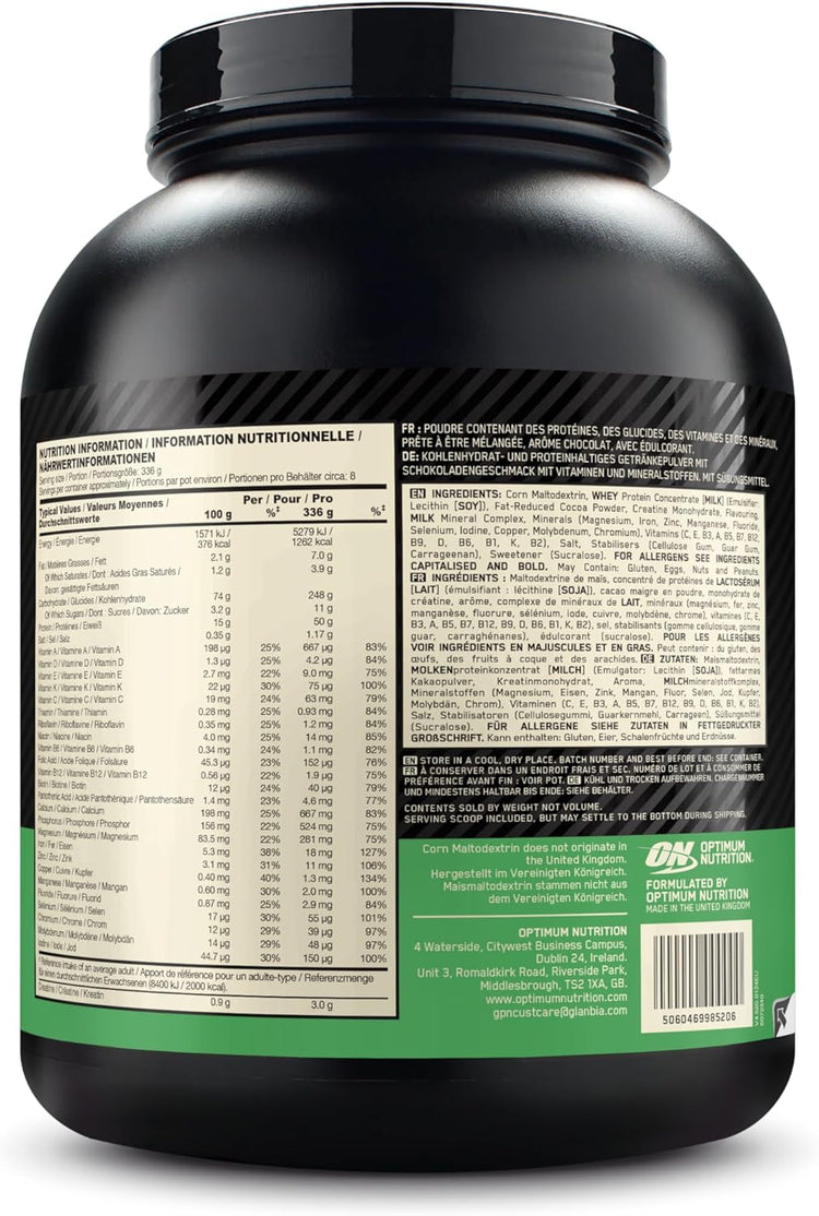 Optimum Nutrition Serious Mass 2.73kg Chocolate