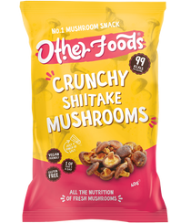 Other Foods Mushroom Crisps 8x40g Crunchy Shiitake Mushrooms