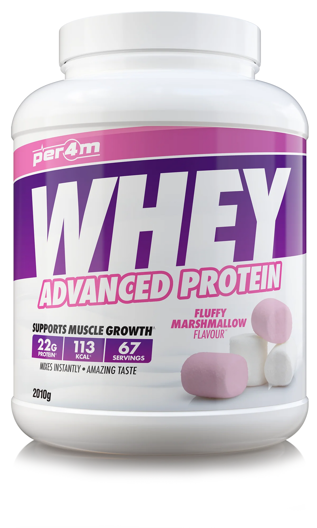 Per4m Advanced Whey Protein 2.01kg Fluffy Marshmallow