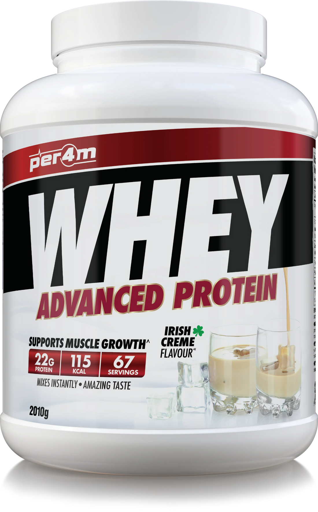 Per4m Advanced Whey Protein 2.01kg Irish Creme